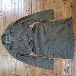 Mexx green safari trench dress